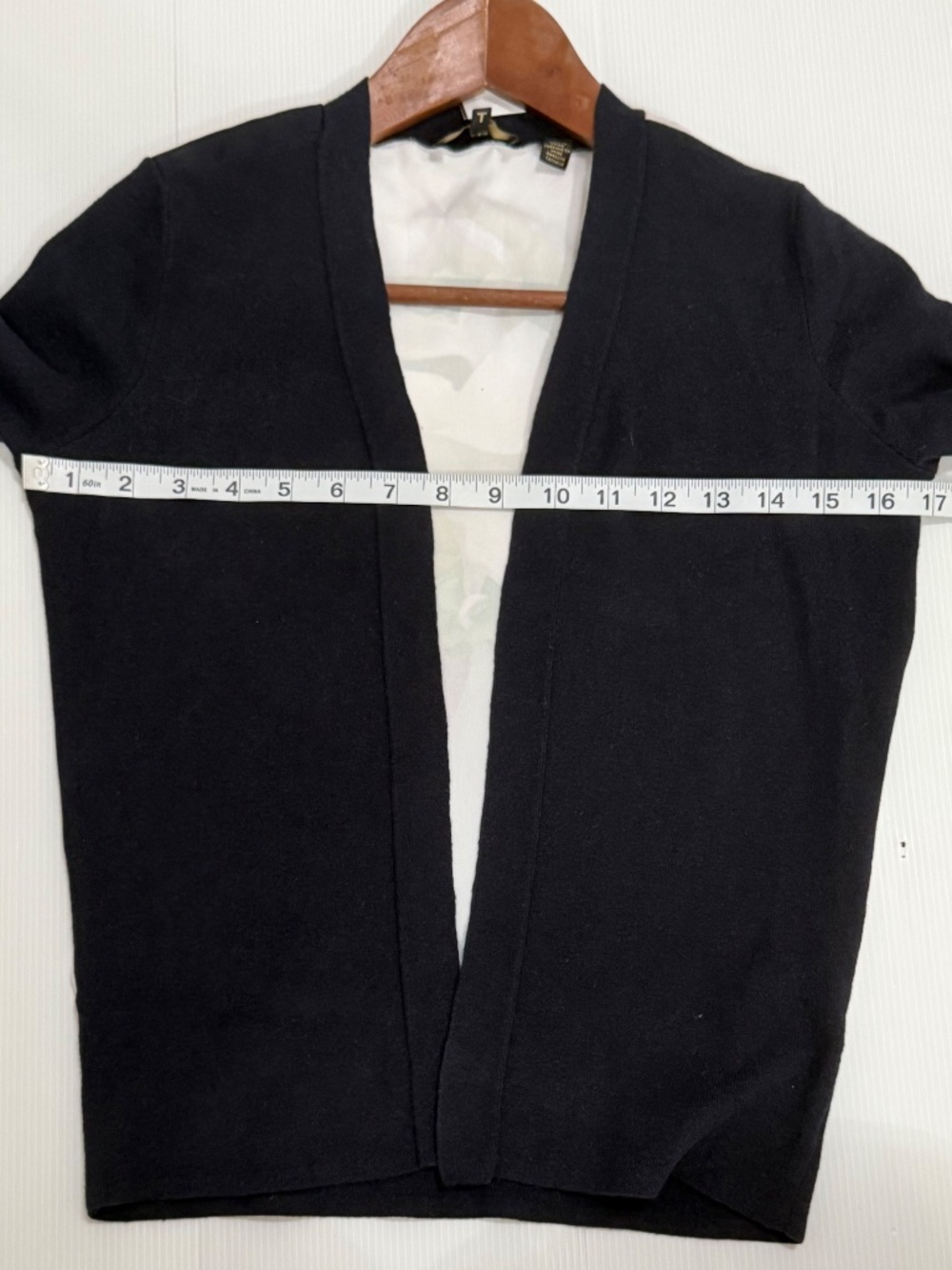 Ted Baker London Floral Woven-Back Knit Cardigan Shrug - Sz 0 (US XS) - Picture 6 of 10